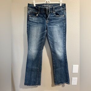 American Eagle Women's Blue Denim Jeans